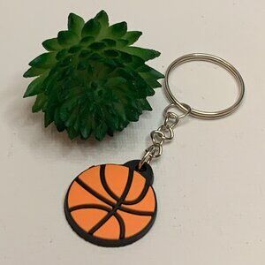 Basketball Keychain, Sports Keychain, NBA Keychain, Basketball, Athlete Tag